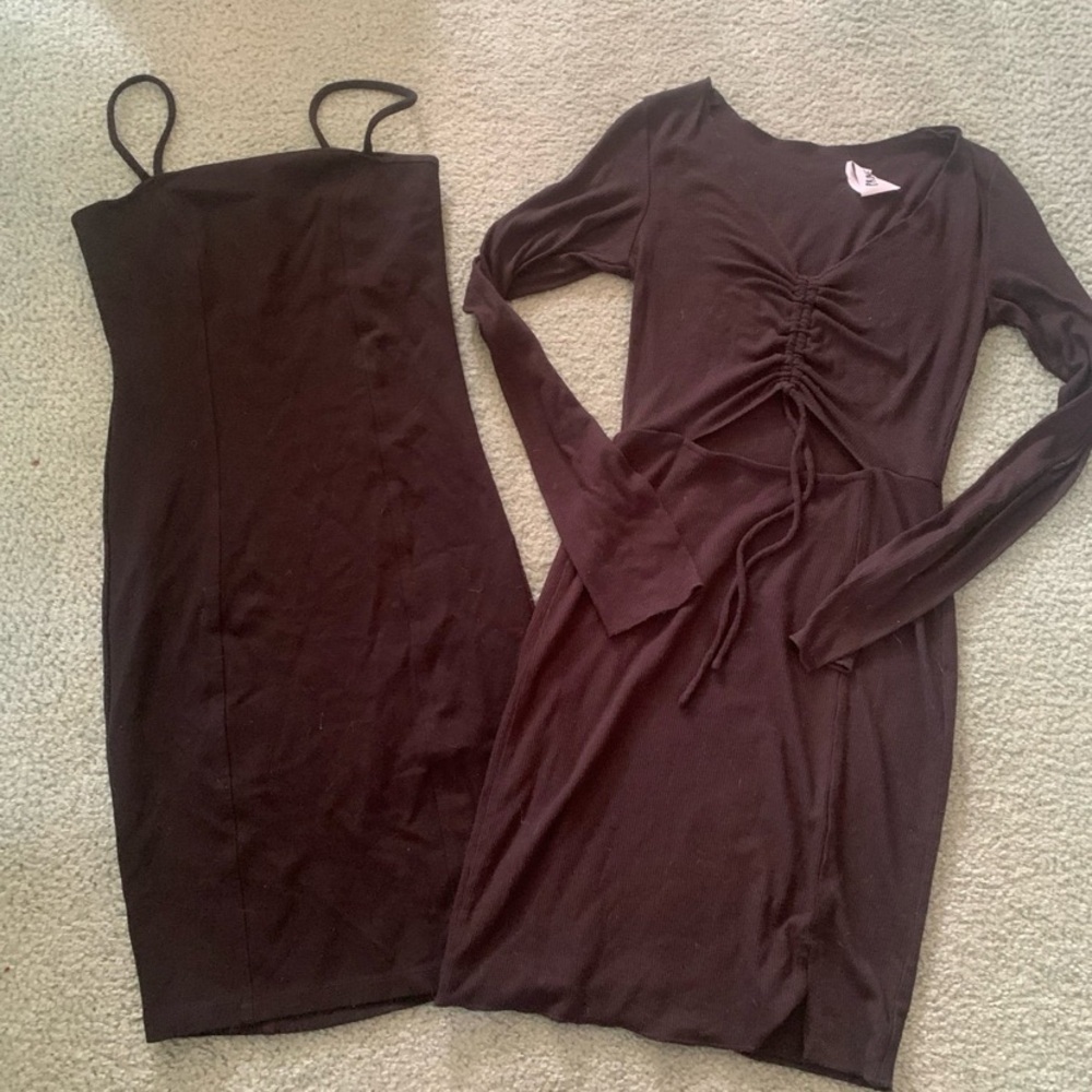 2 Mini Black Women's Summer Dresses